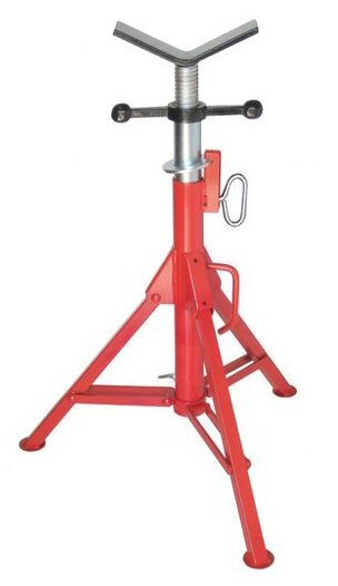 trojnohý, skladací stojan na trubky s V-hlavou 735-1190 mm od Welspring